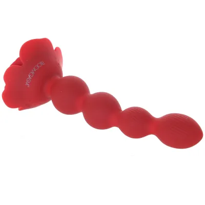 Bloomgasm Rose Twirl Vibrating Rotating Anal Beads