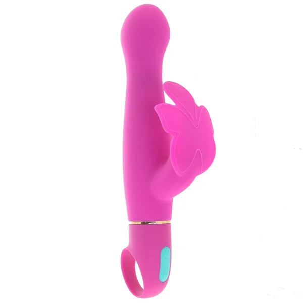 Aria Naughty AF 10-Function Silicone Dual Stimulation Vibrator By Blush - Plum