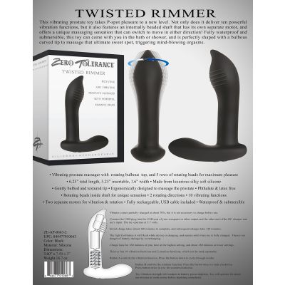 Twisted Rimmer Prostate Massager