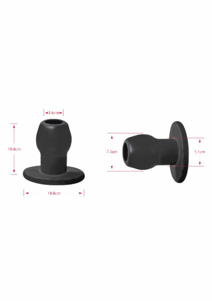 Tunnel Plug - X- Large - Transparent - Butt Plug Set