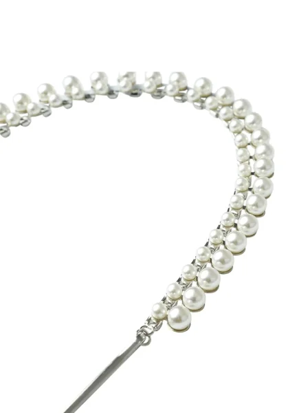 Midnight Pearl Chain Nipple Clips By Sportsheets