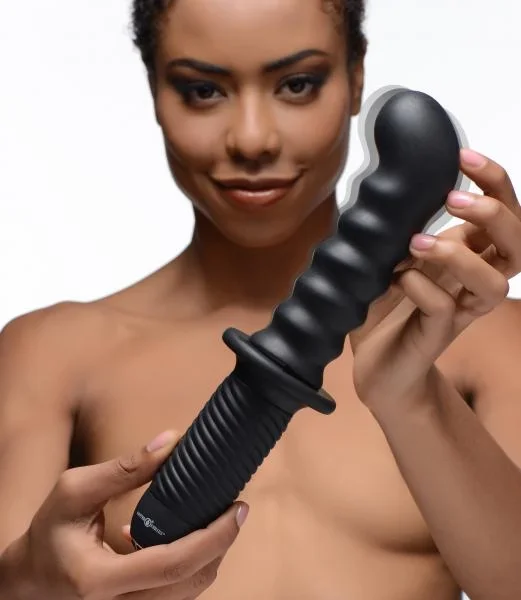 The Skew 10X Silicone Vibrator With Handle