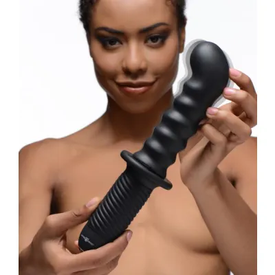 The Skew 10X Silicone Vibrator With Handle