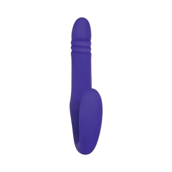 A&e Eve's Ultimate Thrusting Strapless Strap-on Silicone Rechargeable Purple — image 4 of 11