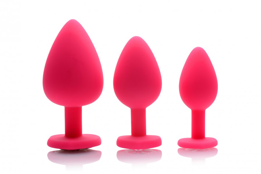 Pink Hearts Anal Trainer Kit