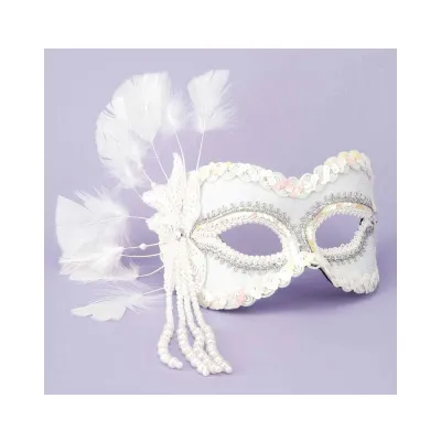 Fantasy Half Mask white