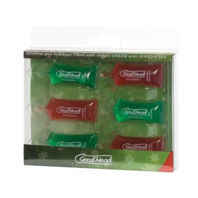 Goodhead Christmas Oral Gel Flavored Pillows 6 Per Pack