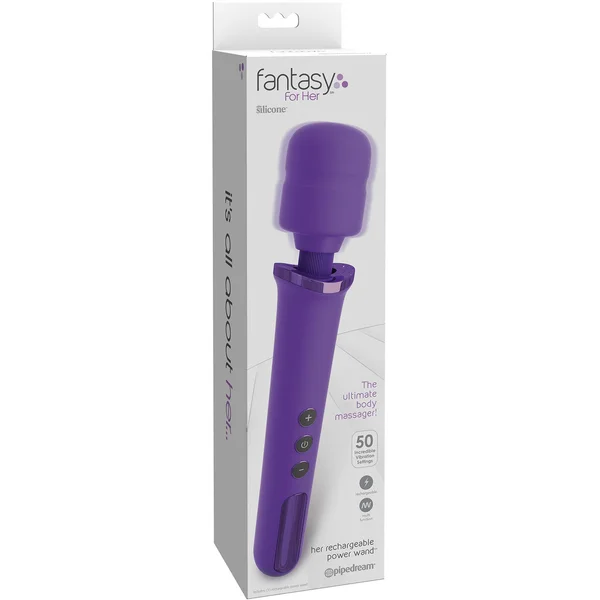 Fantasy For Her - Her Rechargeable Flexible Silicone Multi-Speed Power Wand — image 13 of 13