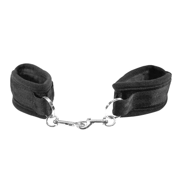 Sex & Mischief Beginner Handcuffs By Sportsheets - Black — image 4 of 4