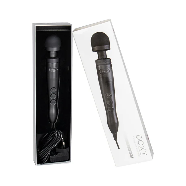 Doxy Die Cast 3 Extra Powerful Massage Wand Vibrator - Matte Black — image 11 of 13