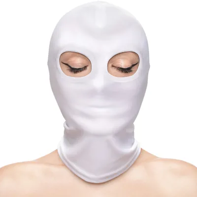 Fetish Fashion Eyes Hood By NS Novelties White