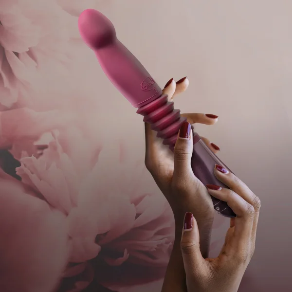 Temptasia Trixie Thrusting Silicone Rechargeable Waterproof G-Spot Dildo By Blush