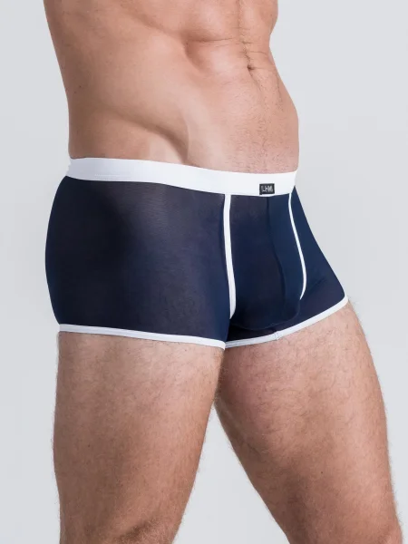 LHM Navy Mesh Boxer Shorts