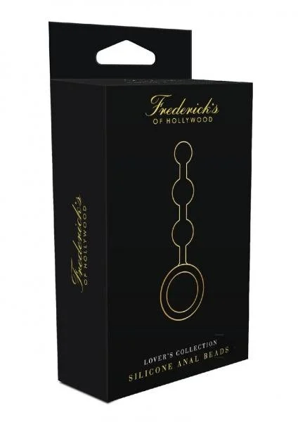 Frederick's of Hollywood Silicone Anal Beads Black