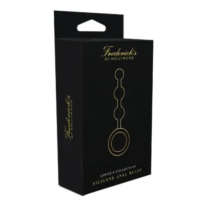 Frederick s of Hollywood Silicone Anal Beads Black