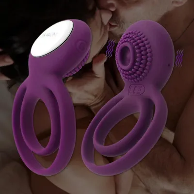 Tammy Double Ring Clit Stimulating Cock Ring Vibrator