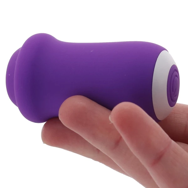 Sugar Rush Silicone Pressure Wave Clitoral Suction Stimulator With Vibration By CalExotics - Purple