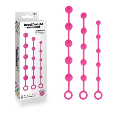 Bead Delight Silicone Anal Beads 3 Different Sizes