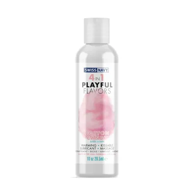 Swiss Navy 4 in 1 Playful Flavors Cotton Candy 1 Oz