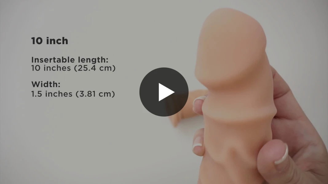 The D - Ragin' D 10" Suction Cup Dildo by Doc Johnson - Chocolate