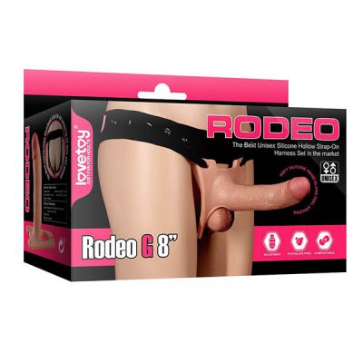 Rodeo G 8 Flesh 20 3 cm Hollow Strap On