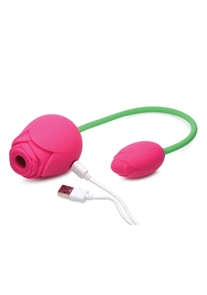 Bloomgasm Rose Duet Vibrating and Sucking Clit Stimulator