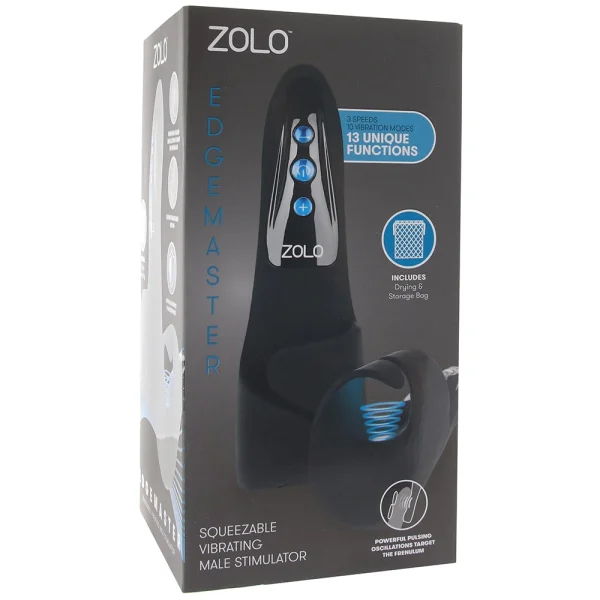 Edgemaster Squeezable Vibrating Masturbator