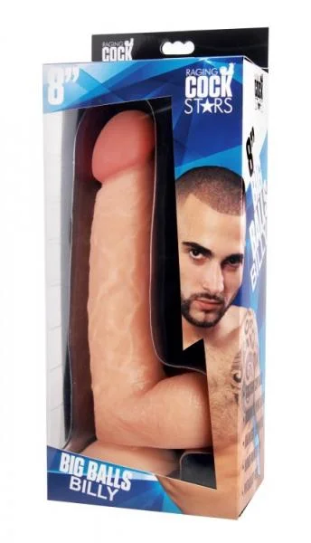 Raging Cockstars Big Balls Billy 8 Inches Realistic Dildo — image 6 of 6