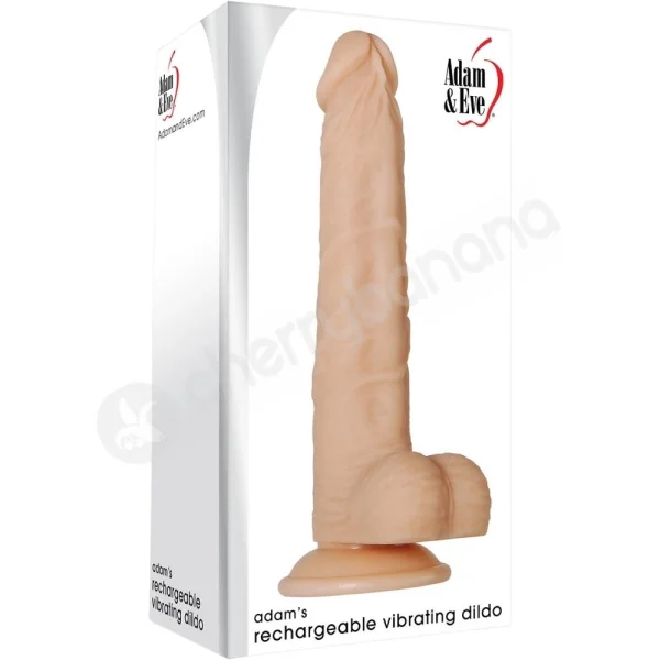 Adam & Eve Adam's Rechargeable Flesh 9" Vibrating Dildo