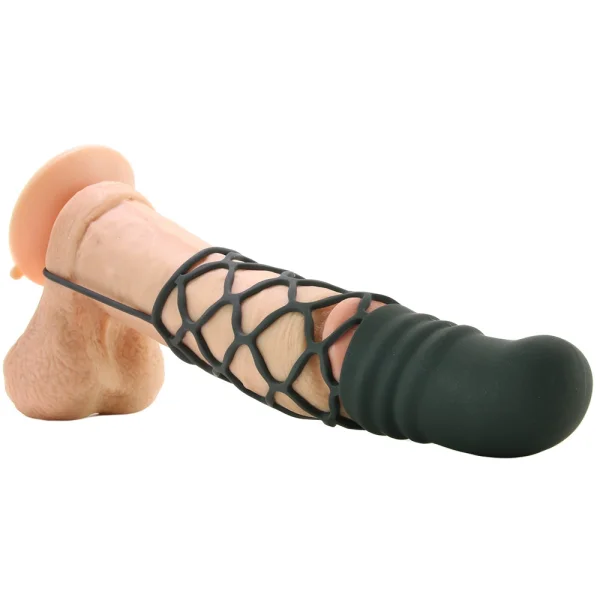 Black Silicone 2" Penis Extension By CalExotics — image 7 of 11