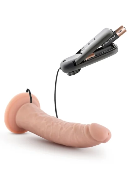 Dr. Skin - Dr. Dave - 7" Vibrating Cock with Suction Cup