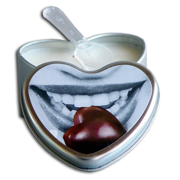 Earthly Body Flavored Edible Massage Candle - Vegan