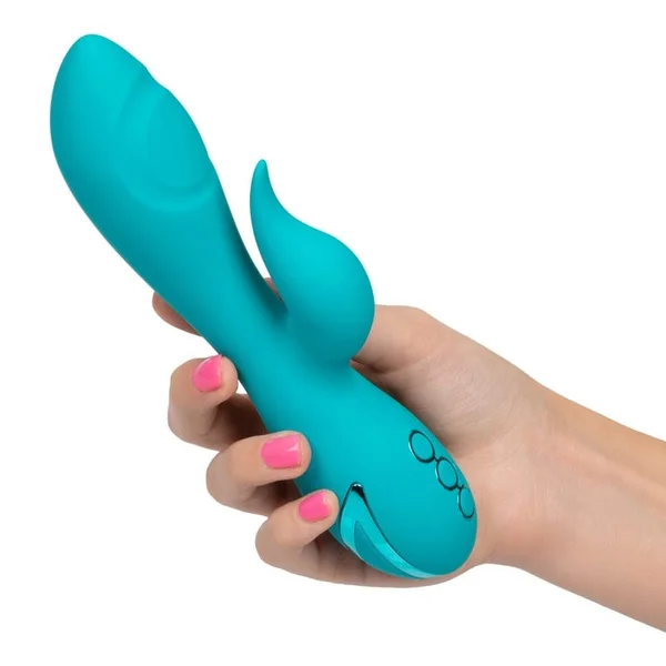 California Dreaming Santa Monica Starlet Rabbit Style Pulsing Silicone Vibrator by CalExotics — image 14 of 15