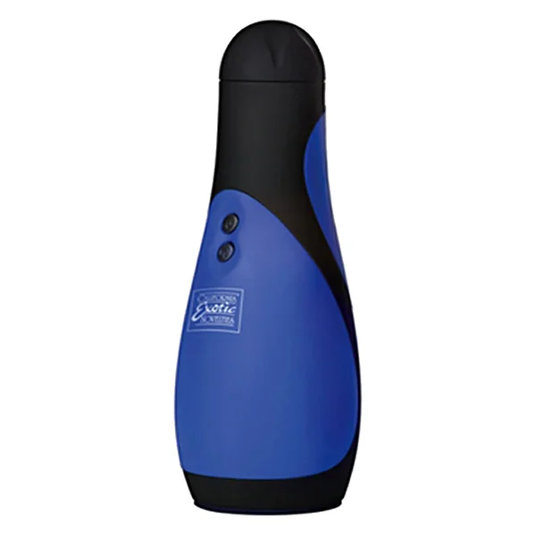 Apollo Power Stroker Vibrating Penis Masturbator - Blue — image 4 of 5