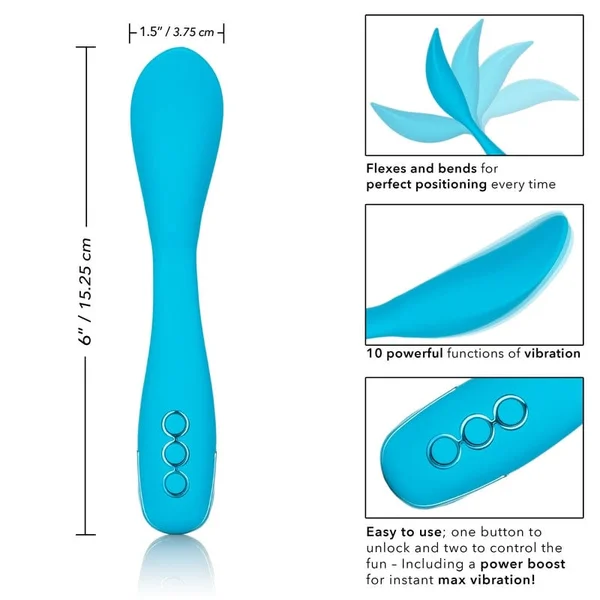California Dreaming Palm Springs Pleaser Silicone Waterproof Clitoral Vibrator By CalExotics — image 14 of 15