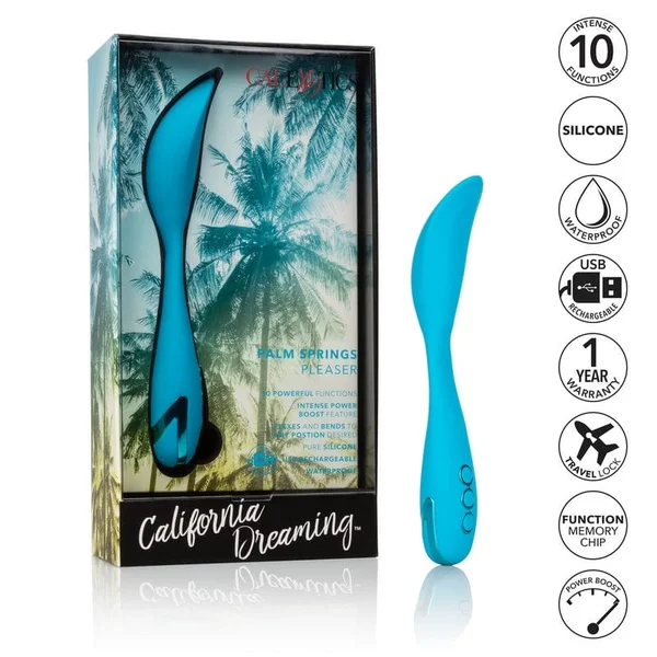 California Dreaming Palm Springs Pleaser Silicone Waterproof Clitoral Vibrator By CalExotics — image 15 of 15
