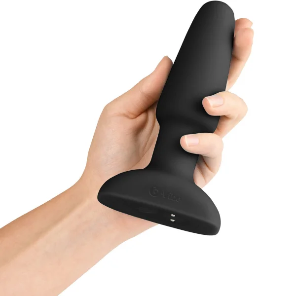 b-Vibe Rimming Plug 2 - Waterproof Remote Control Vibrating Anal Toy - Black
