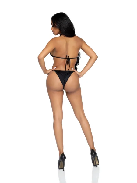 2 Pc Phoenix Bikini Set - Black - Large