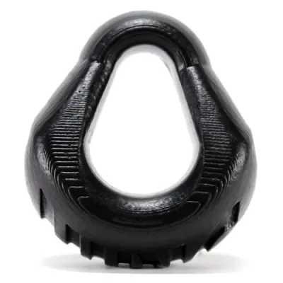 Hung Padded Cockring Oxballs Black