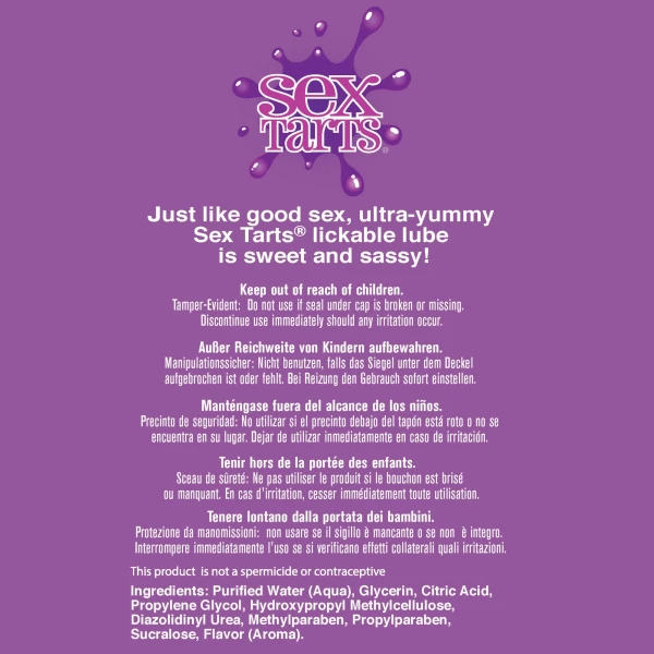 Sex Tarts  Grape Soda  2 Fl. Oz. Tube