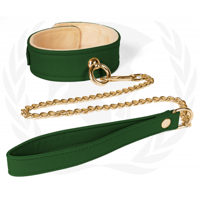 Vegan Collar with Leash Spartacus