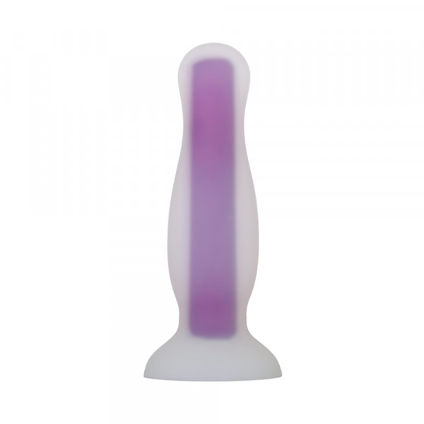 Evolved Luminous Silicone Plug Medium Purple