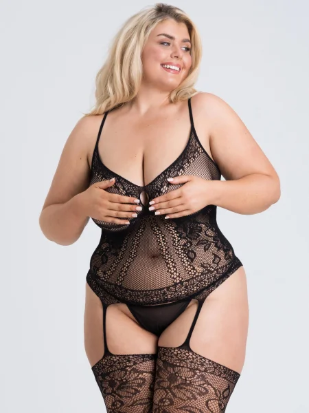 Lovehoney Plus Size Crotchless Regency Bodystocking
