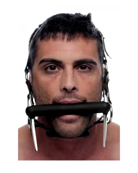 Steed Silicone Bit & Bridle Head Harness - Black