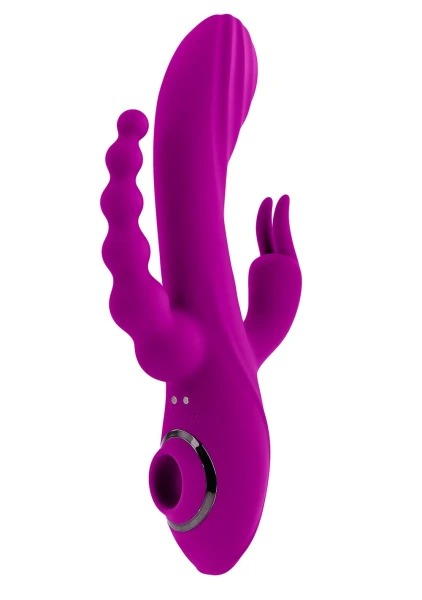 Fourgasm Triple Stimulator Sucking Rabbit Vibe