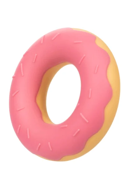 Naughty Bits Dickin' Donuts Silicone Donut Cock Ring By CalExotics - Pink