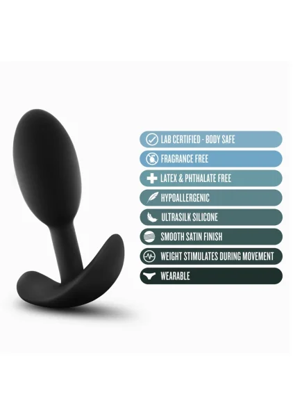 Anal Adventures Platinum - Silicone Vibra Slim Plug — image 16 of 25