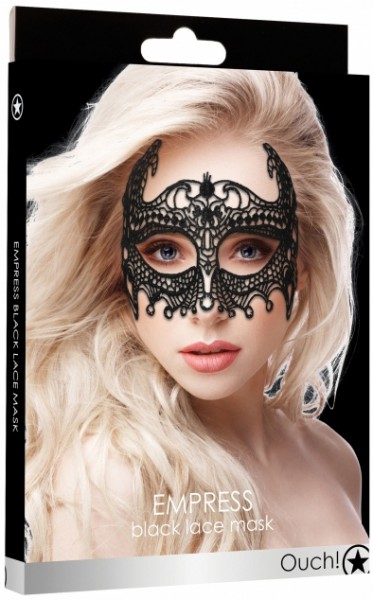 Empress Black Lace Mask