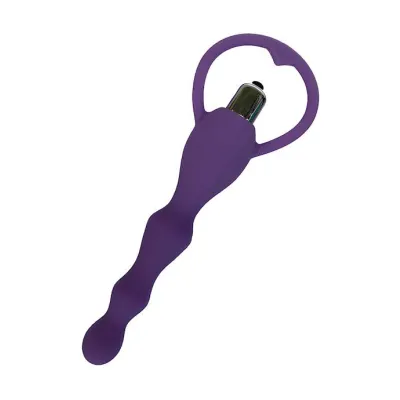 Aisha Vibrating Anal Beads Purple