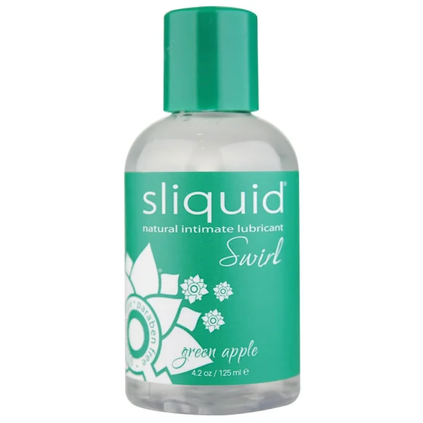 Sliquid Naturals Swirl Green Apple - Flavored Lube | 4.2oz